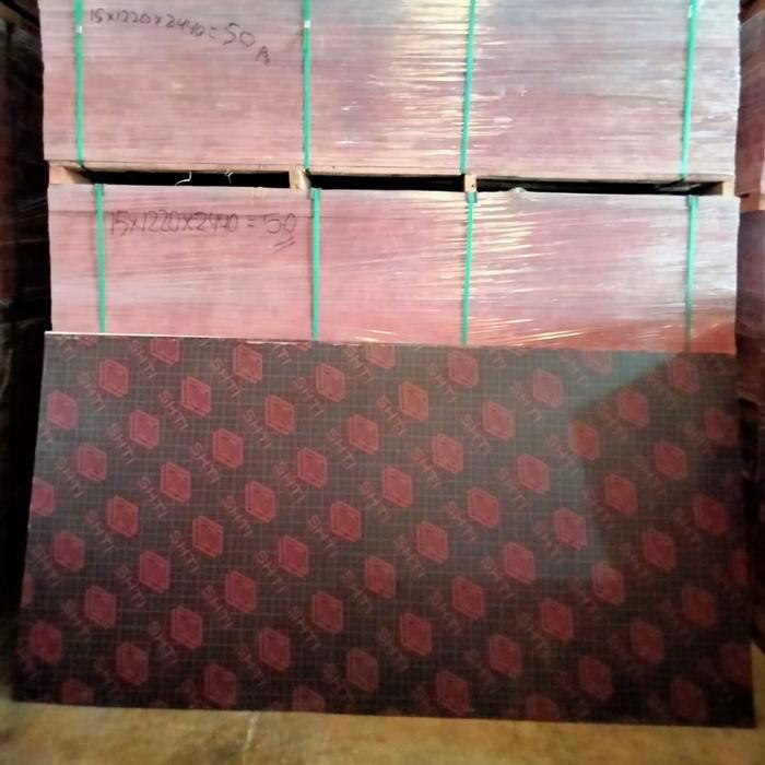 Triplek 12mm Film Phenolic 1Muka SHTI / Triplek Phenolic 12mm Film face SHTI / Phenolic film Single