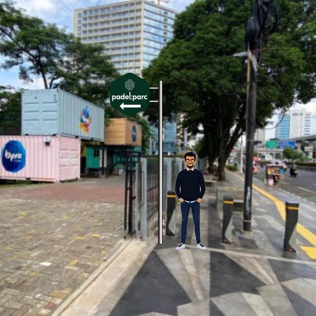 Sign Tottem Pylon PADEL PARC MT HARYONO