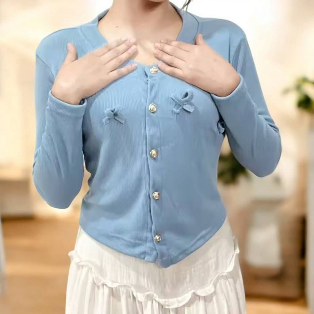 Lavinia Cardigan Pita Coquette / Cardigan Coquette / Cardigan Knit / Cardigan Pita / Cardigan Wanita