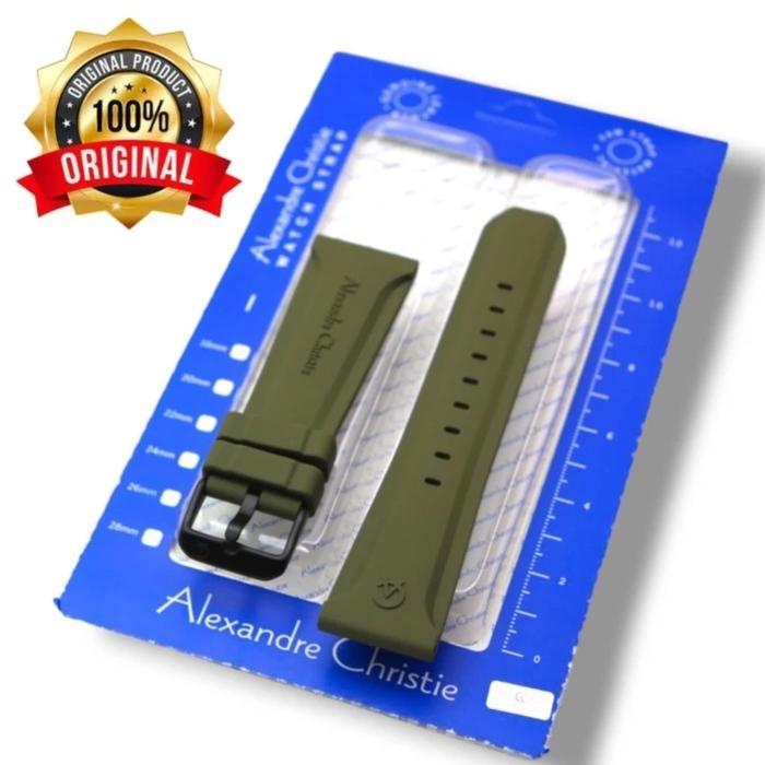 Rubber Karet Tali Jam Strap Alexandre Christie Ac9370 Ac9371 Ac9372 Ac9373 Ac9377 9370 9371 9372