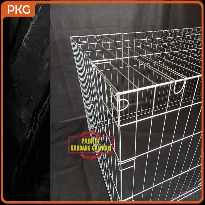 KANDANG AYAM UMBARAN GALVANIS 150X80X80 LIPAT MURAH ANTI KARAT KURUNGAN UMBARAN BESI GALPANIS