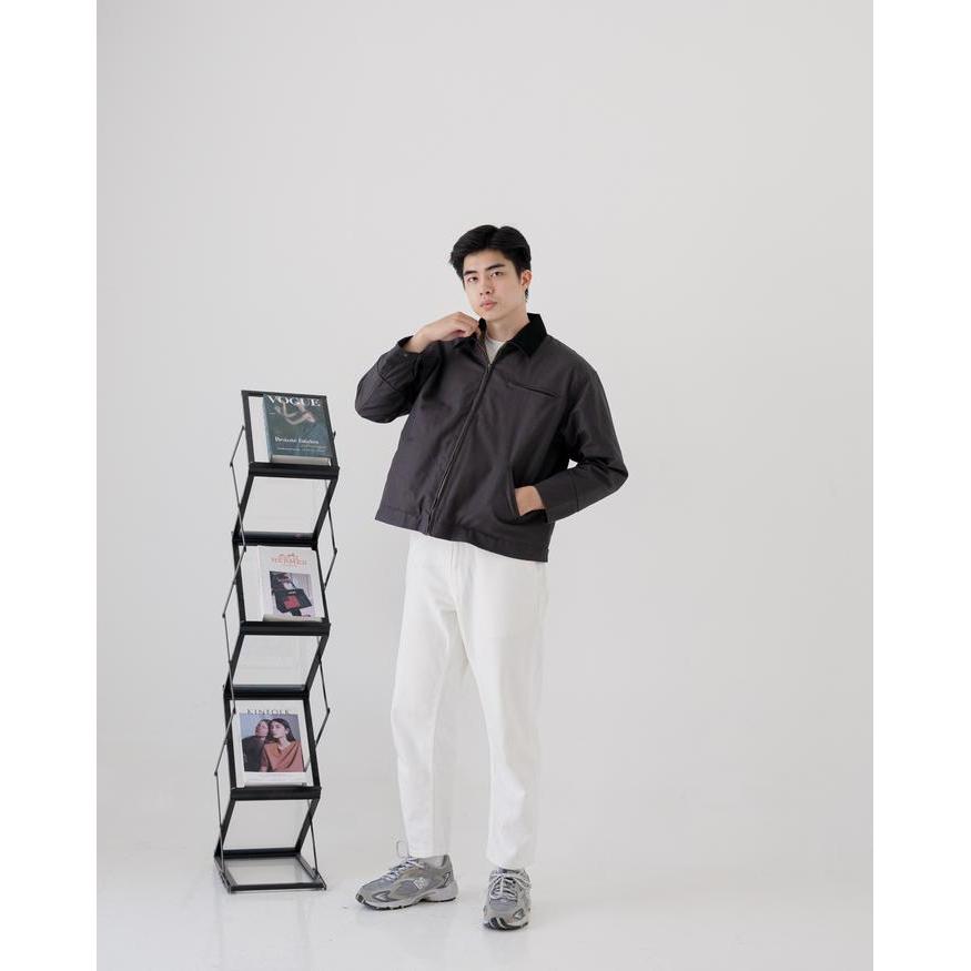 ASLI Harven - Nottingham Work Jacket Canvas Boxy Fit Detroit Jacket Alternative READY STOCK