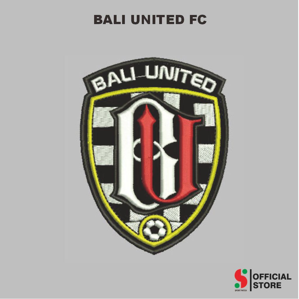 SPORT-703 PATCH BALI UNITED FC BORDIR LOGO KOMPUTER