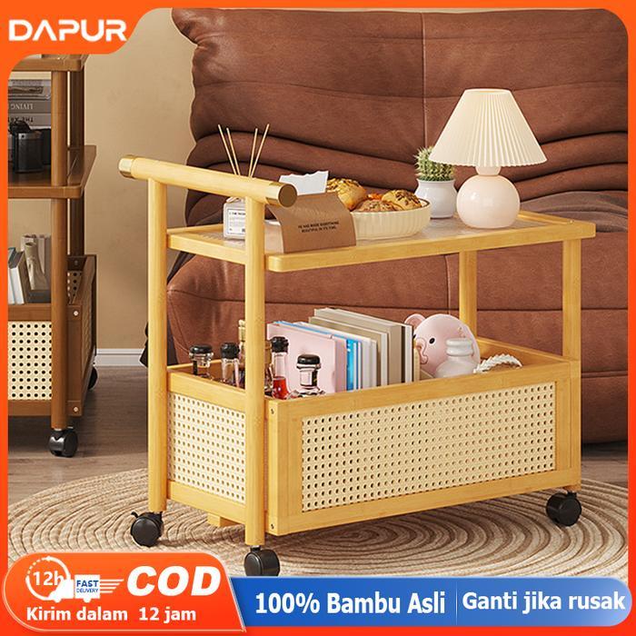 Ikea Home - Rak Kamar Tidur Dapur Troli Kamar Mandi Rak Penyimpanan Serbaguna Beroda Rak