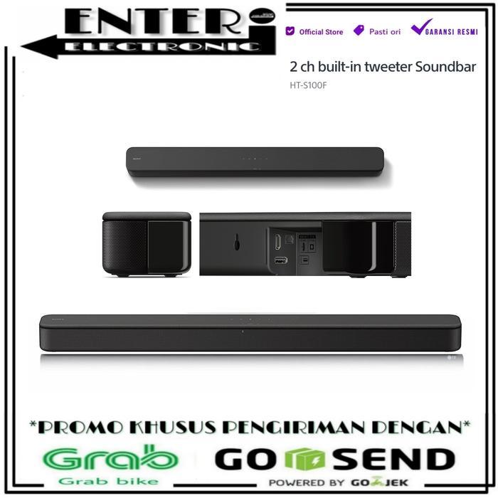 0dw3- Sony Soundbar Hts100F - Speaker Wireless Soundbar 2.0Ch Sony Ht S100F