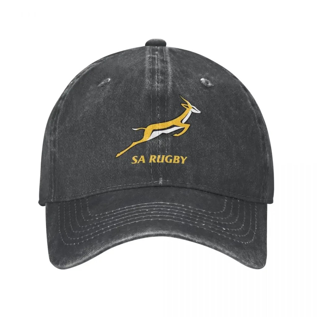 South Afric Springbok Rugby Men Women Baseball Cap Distressed Washed Hats Cap Retro Outdoor Running
