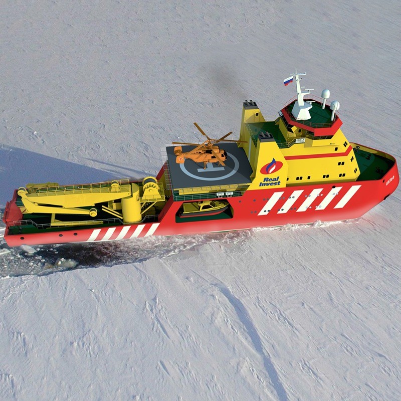 Rc Boat 120Cm Simulation R291 Icebreaker Remote Control Boat High Precision 3D Printing Rc Boat Kit