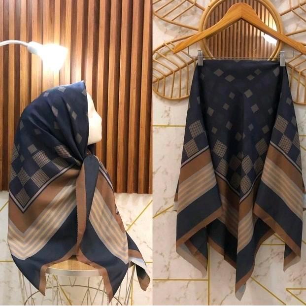 n6ck- Hijab Segi Empat Voal Motif Sublime Kode 178