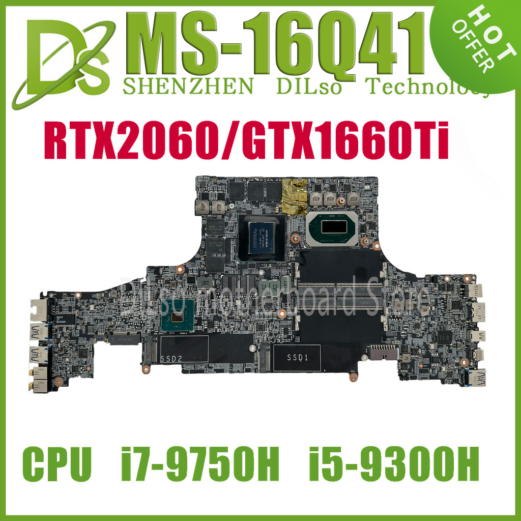 KEFU MS-16Q41 Mainboard For MSI GS65 STEALTH 9SG MS-16Q4 Laptop Motherboard i7-8750H i9-9880H i7-975