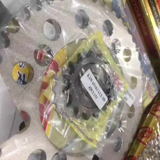 Berkualitas Gir Set Klx 150 Gear Klx D Tracker Sss Rantai Expedition Terlaris