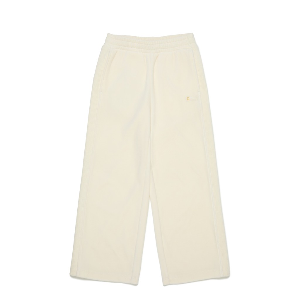 National Geographic Kids Velour Wide-Fit Training Pants Cream - Celana Cream