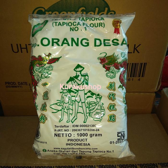 Tepung Tapioka Cap Orang Desa Sagu Tani Bumi Kencana 1 Kg