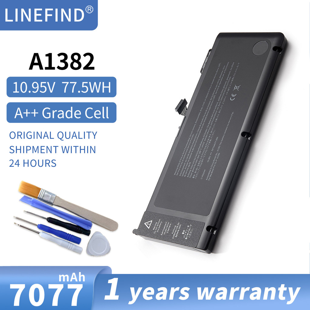 New A1382 Laptop Battery for Apple MacBook Pro 15" A1286 2011 2012 Version MD318 MD322 MD103 MD104 M