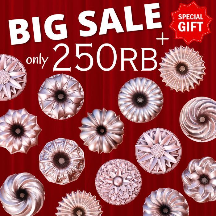 Chefio Loyang Premium Granite / Loyang Sultan / Loyang Butter Cake Kue Promo Premium