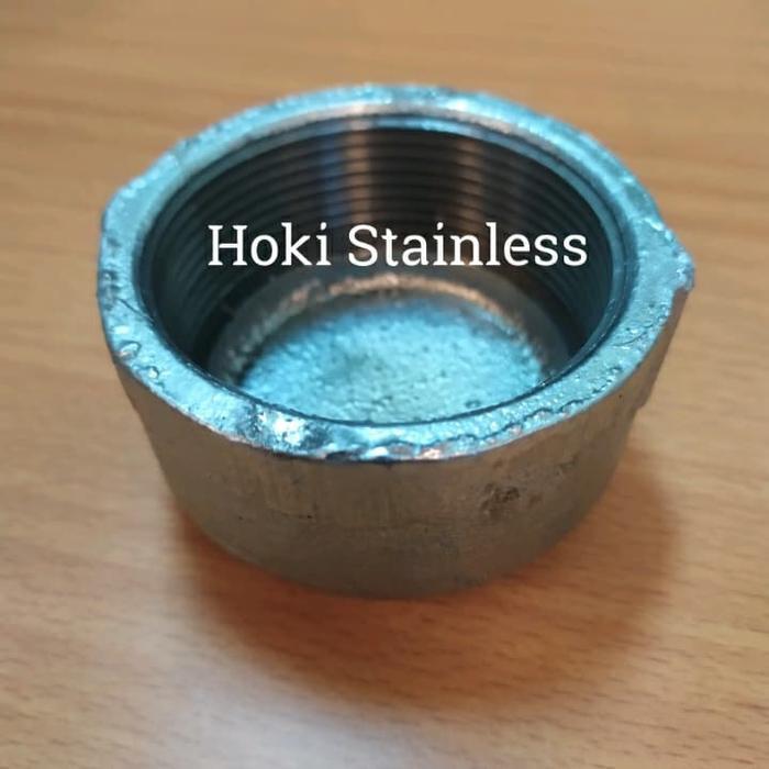 Grosir Dop / End Cap Galvanis Drat 4" Inch Terlaris