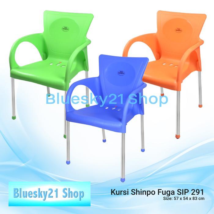 IFY (IMPORT) KURSI PLASTIK / KURSI SANTAI / KURSI TERAS STAINLESS FUGA 291 SHINPO TERMURAH TERLARIS