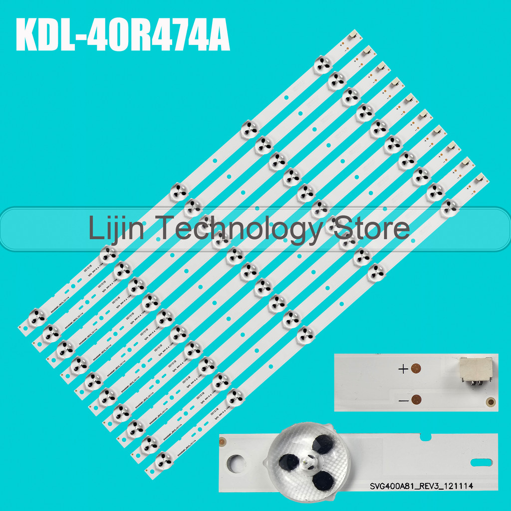 LED Strip For 40 inch TV SVG400A81 REV3 121114 S400H1LCD-1 KLV-40R470A KDL-40R450A KDL-40R473A