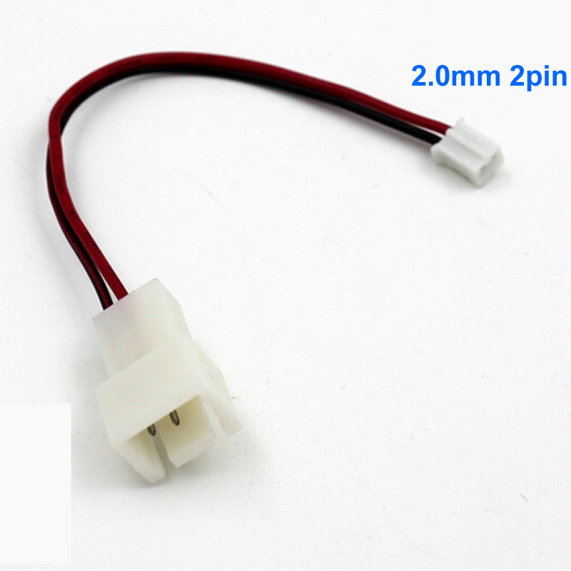 ARSYLID Conversion cable 3 pin to 2 pin 2.0mm adapter fan cable 12V cooler fan for VGA cooling fan