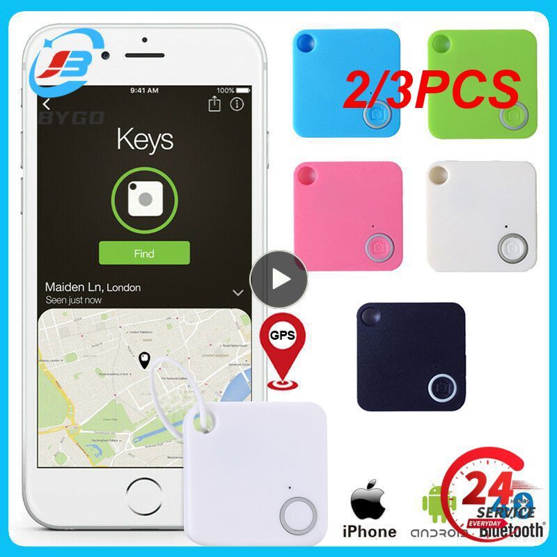 2/3PCS Mini Tile Mate GPS Bluetooth-compatible Tracker Key Finder Locator Anti-Lose Tracking Device