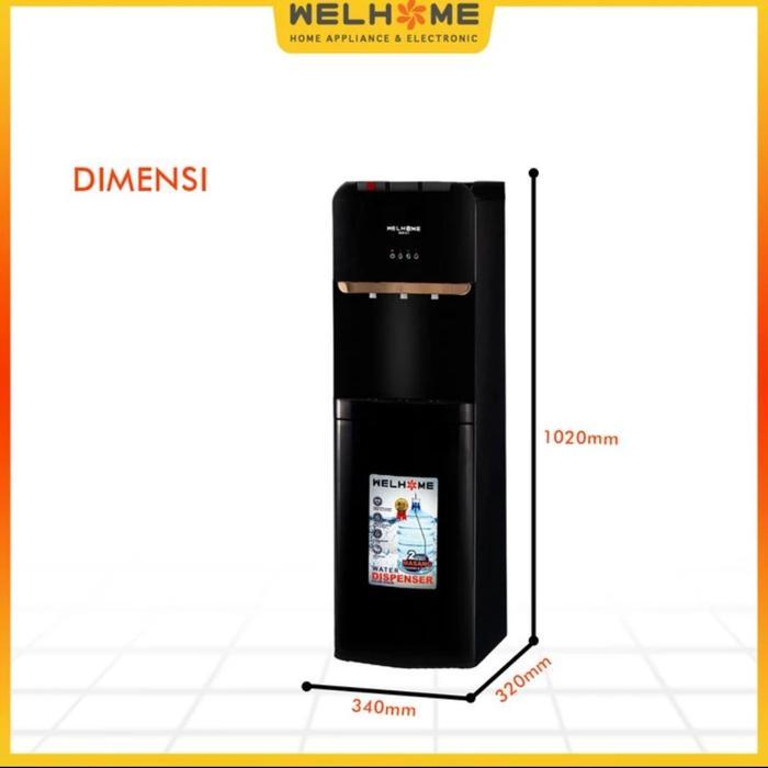 8x05- Dispenser Air Galon Bawah Welhome Wdp-311 (Panas, Dingin, & Normal) Dispenser Tinggi