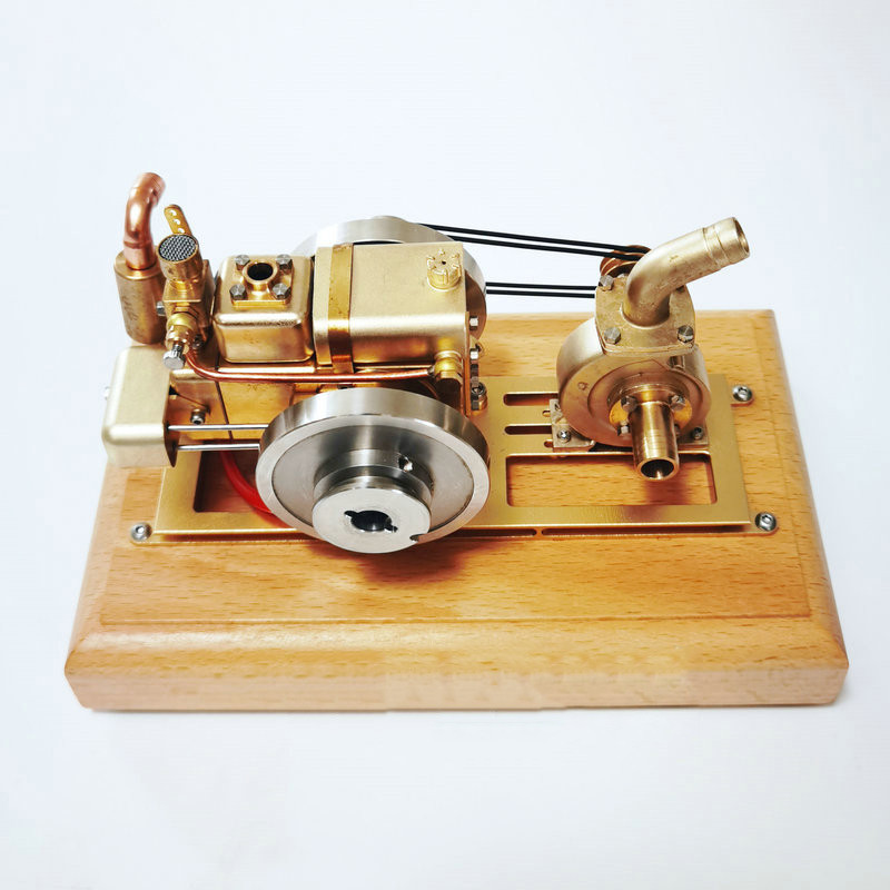 Mini Single Cylinder Diesel Engine Brass Pump Watermachine Model Gasoline Engine Model