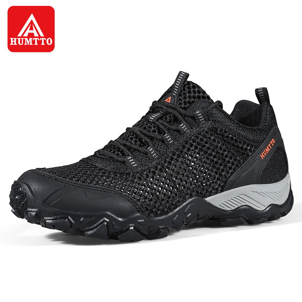 Humtto Outdoor Hiking Boots Breathable Lightweight High Quality Sports Trekking Footwear Couples