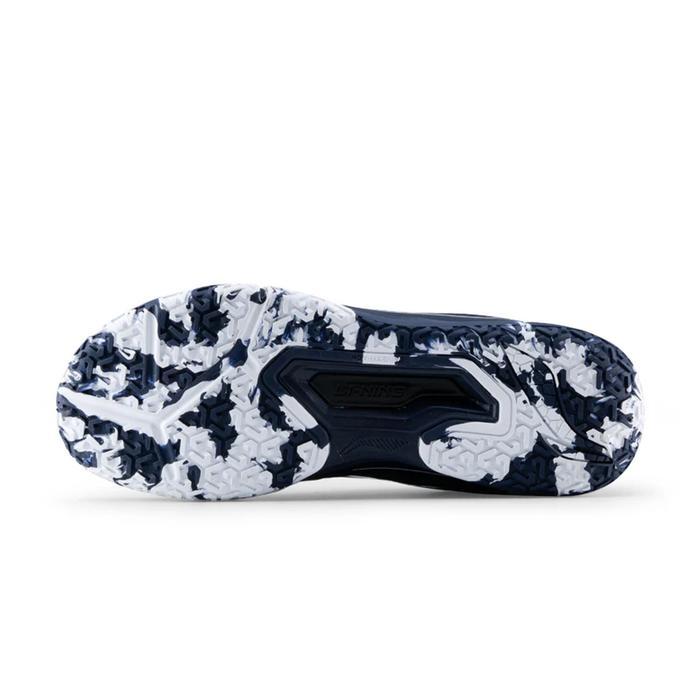 SEPATU BADMINTON LINING SAGA LITE S1 NAVY WHITE