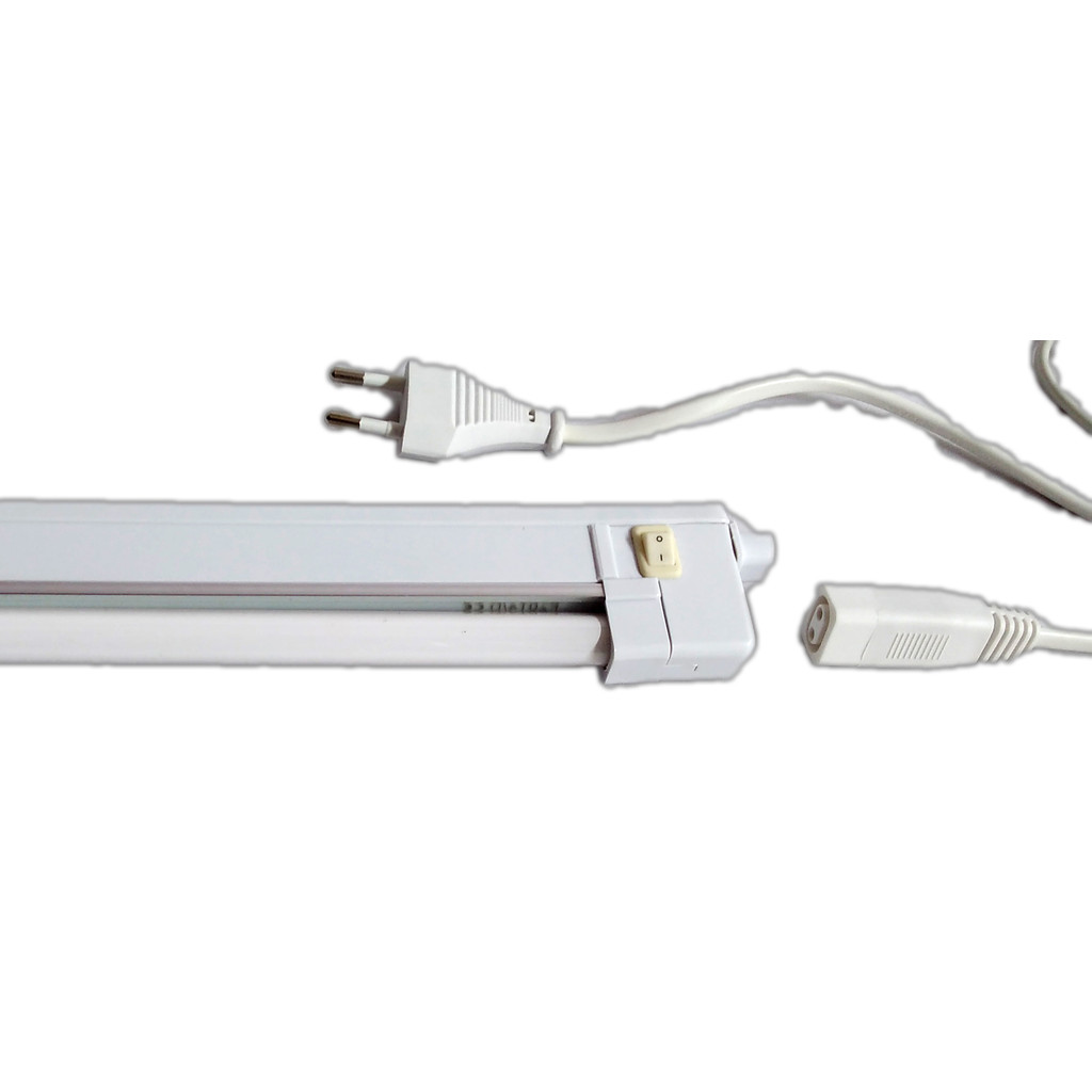 Lampu TL Neon Lampu T4 LED 12 Watt 40cm Lampu Set TL Neon Tube LED Lampu Set Plus KAP Saklar noCover