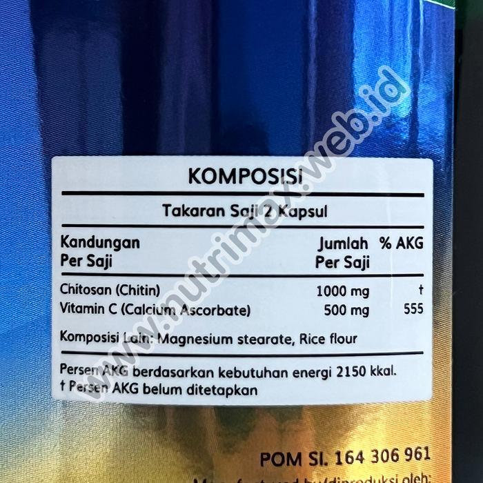veri- Nutrimax Chitosan Plus Vitamin/Obat Untuk Penurun Berat Badan (Diet)
