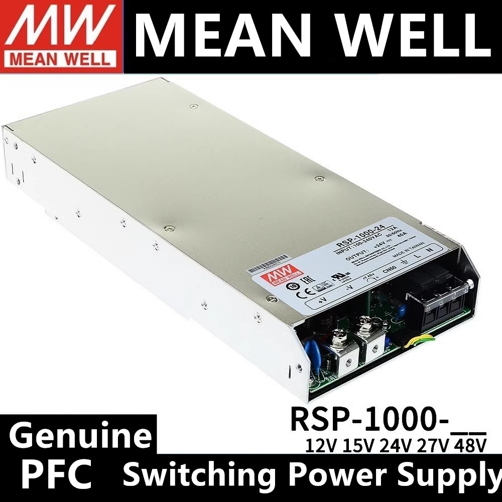 MEAN WELL RSP-1000-24 RSP-1000-15 RSP-1000-12 RSP-1000-27 RSP-1000-48