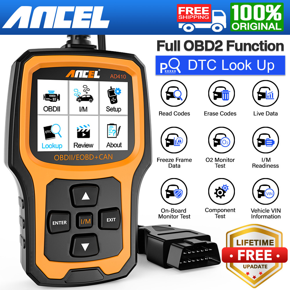ANCEL AD410 OBD2 Scanner Professional Diagnostic Scanner Engine Check