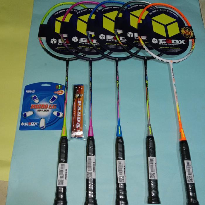 Terlaris Raket Badminton Ebox Dutro 30 Original Kumplit
