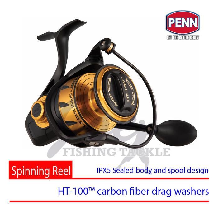 Penn SSVI 8500 Spinfisher VI Reel Spinning Pancing Full Metal Body