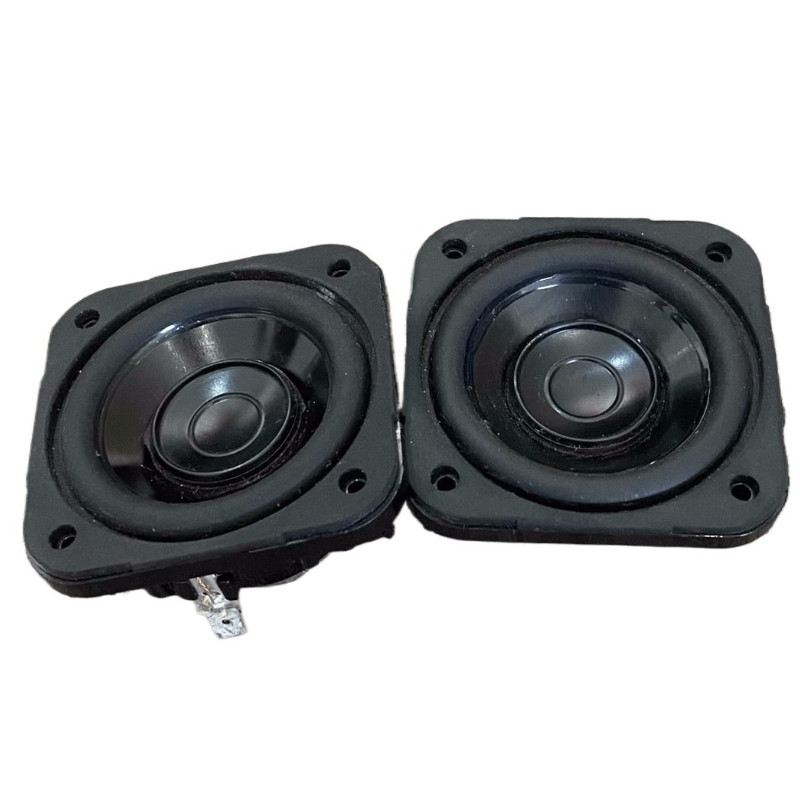 2Pcs 2 Inch 52Mm Full Range Speaker 4 Ohm 20 Watt Aluminum Basin Fever Grade Large Neodymium
