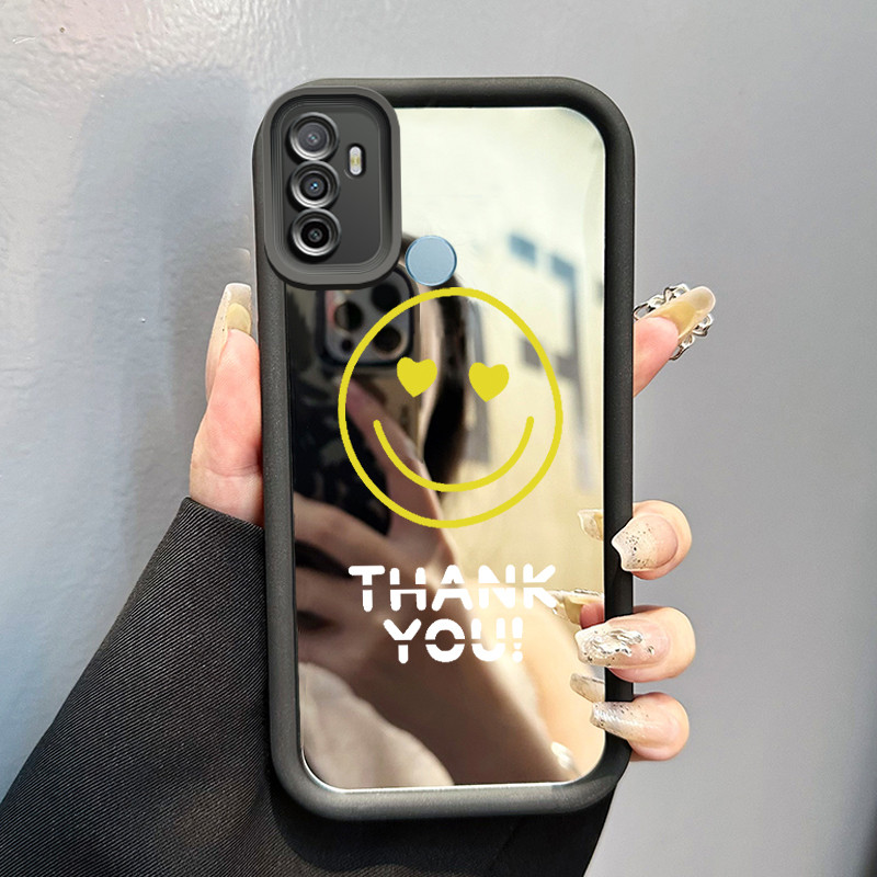 Casing Hp Untuk OPPO A53 2020 A33 2020 A53s A32 A11s Case HP Casing pola Emoji tas Kartun Kasing cer