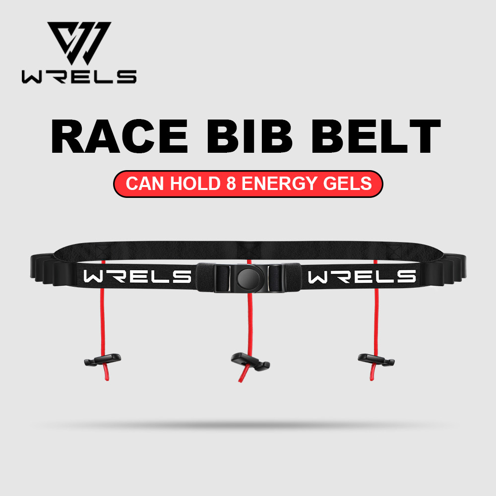 Wrels 1Pc Nylon Upgraded Number Belt Running Race Number Plate Belt Multi-Function Race Number Plate