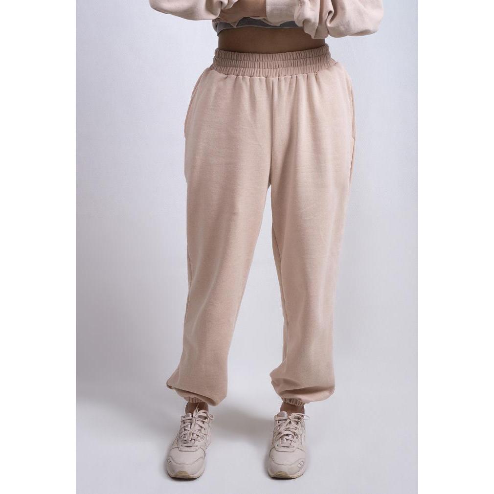 SALE OCWA SWEATPANTS BASIC BEIGE Termurah