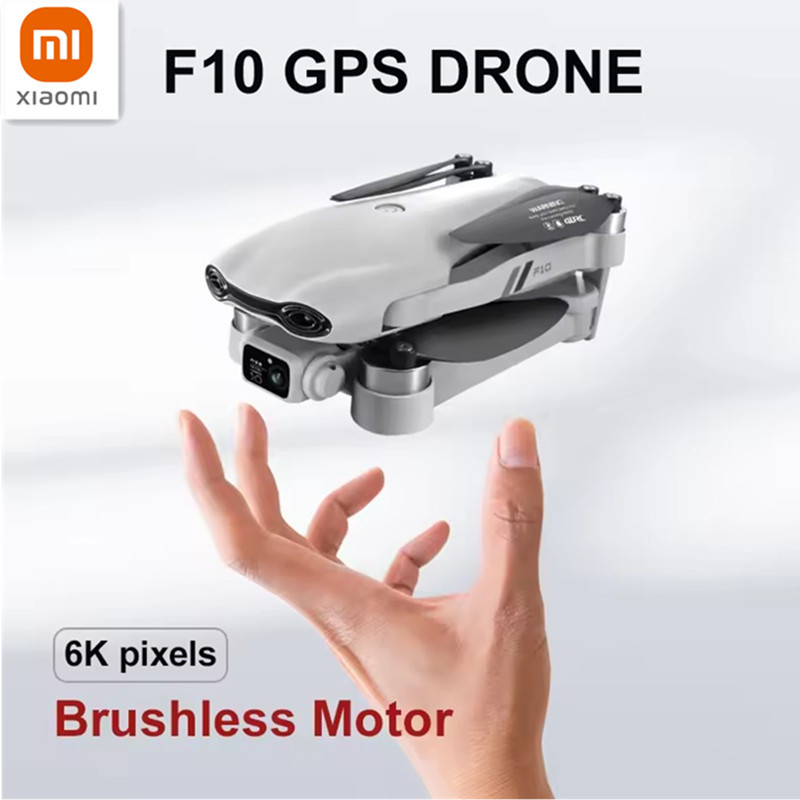 Xiaomi F10 Rc Drone 8K Professinal With 6K Wide Angle Dual Hd Camera 4K Brushless Foldable Rc