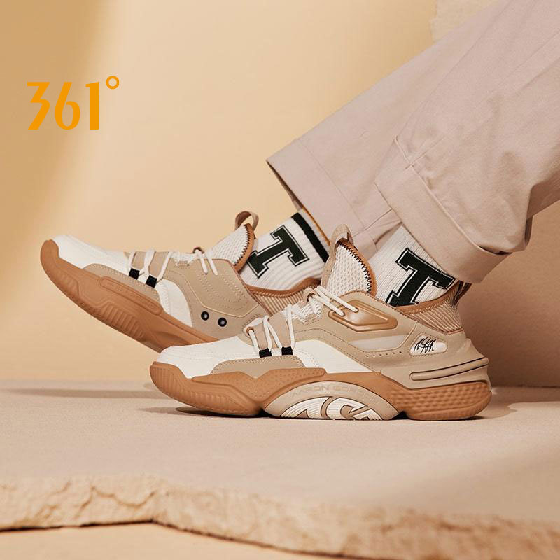 Terlaris, 361 Degrees AG Aaron Gordon Hurricane Men Basketball Sport Shoes Anti-slip Cushioning Mesh