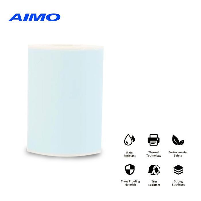 Lansungkirim- Aimo Thermal Paper 50X50Mm 140Pcs/Roll Label Sticker Compatible With M110 M108 M200