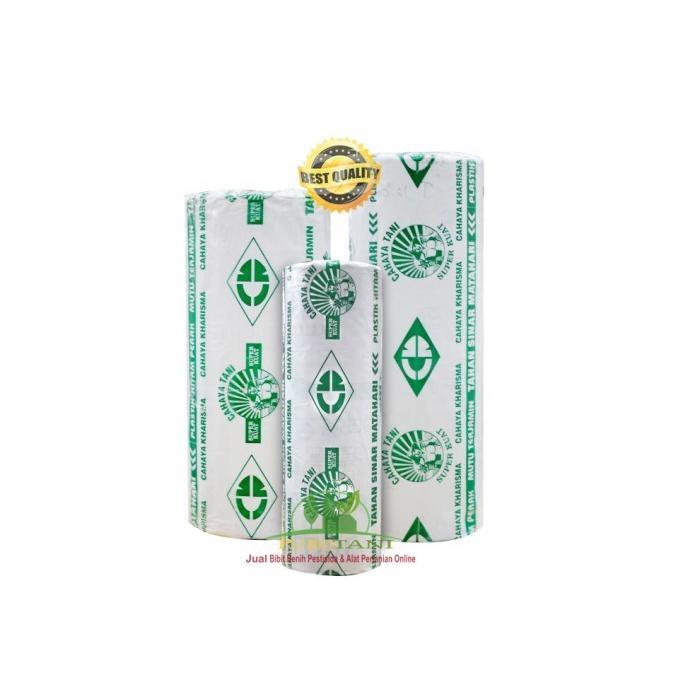 Puro Plastik Mulsa Hitam Perak 1KG Roll Plastik 60 CM 120CM TERBATASGM558