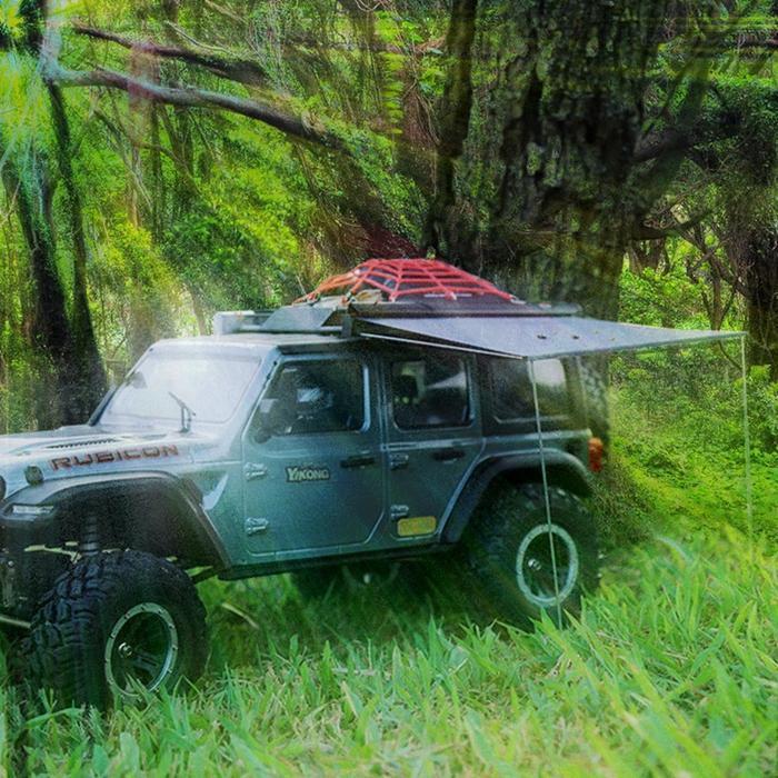 Side Car Roof Top Tent Shade Awning Rain Canopy Sunshade Camping Tent
