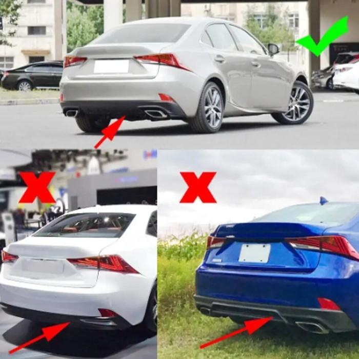 81.5Cm For Mercedes Benz W212 W211 E350 E550 Universal Rear Bumper Diffuser Shark 5 Fin Curved