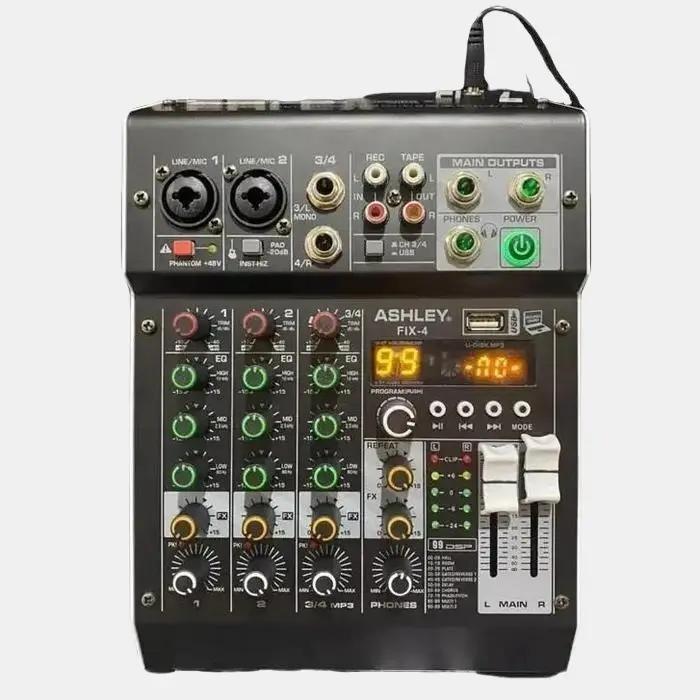 Mixer Mini 4 Channel Original Resmi Siap Kirim