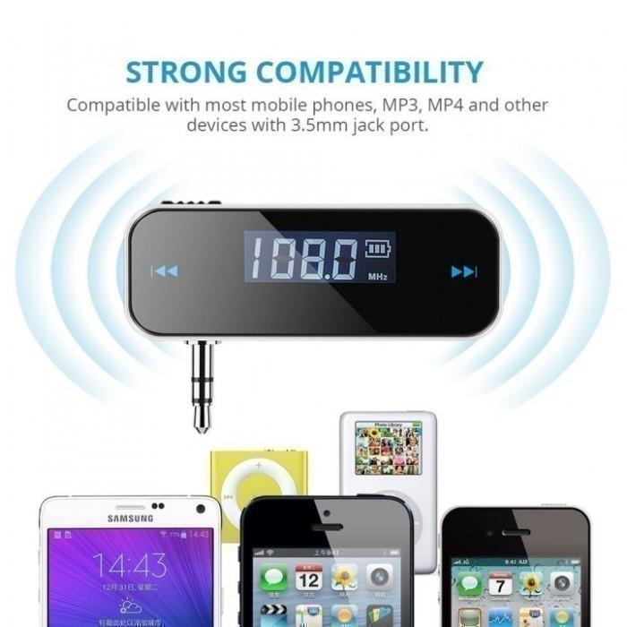 iklk- Fm201 Fm Audio 3.5Mm Stereo Mini Wireless Transmitter