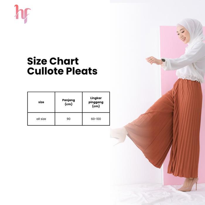 KULOT PLISKET WANITA / KULOT PLISKET JUMBO / KULOT BIG SIZE
