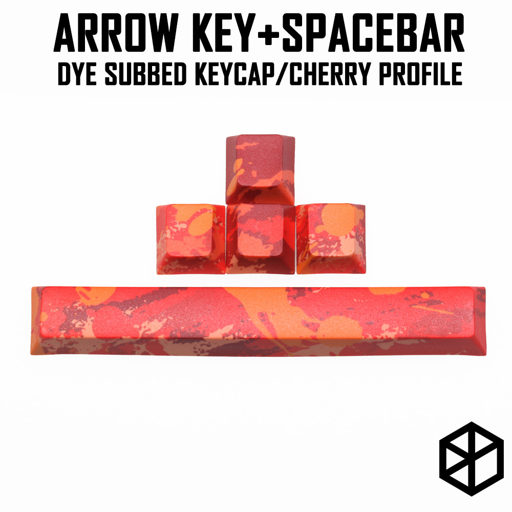 Arrow key Spacebar Cherry profile Dye Sub Keycap thick PBT for keyboard gh60 xd60 xd84 tada68 rs96 z