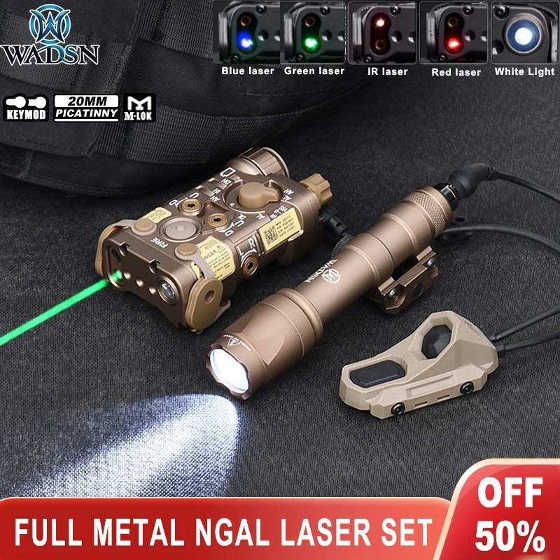 Wadsn Metal Ngal Set Red Green Blue Ir Laser Tactical M600 M600C