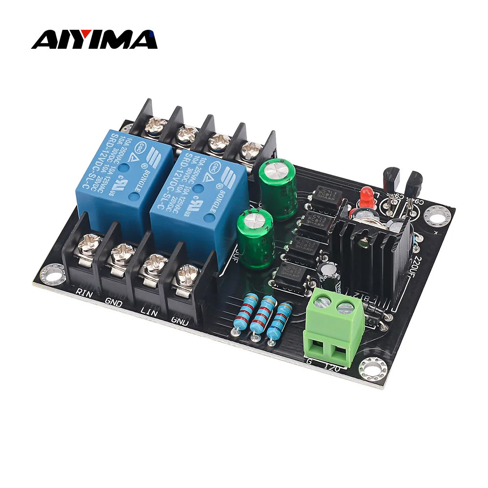 Aiyima 2.0 Digital Power Amplifier Speaker Protection Board Delay Relay Speaker Protection 300W For