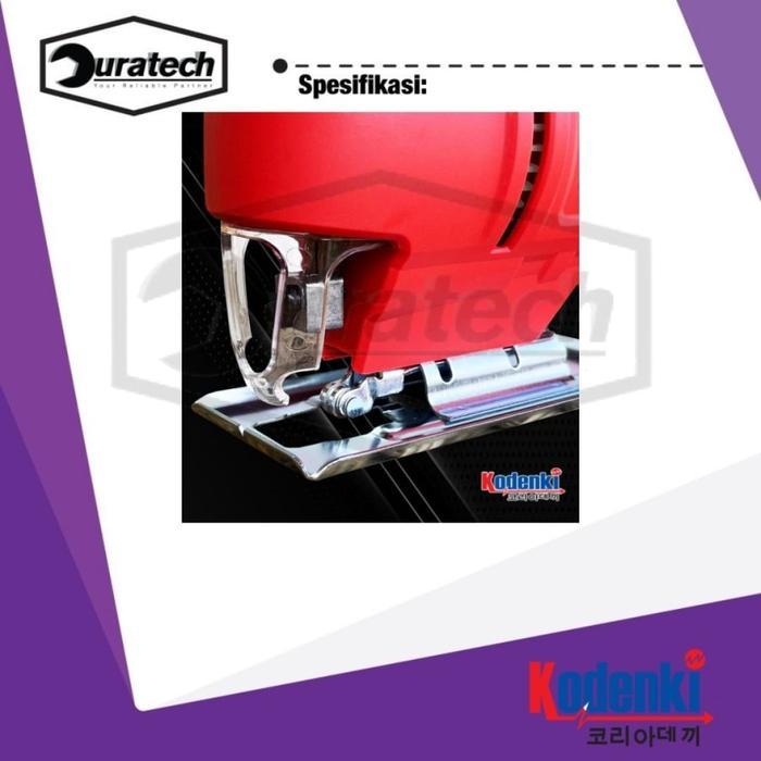 Bagus Kodenki Mesin Gergaji Jigsaw Gratis 2 Mata Besi Kayu / Mesin Potong Kayu Besi Jigsaw 65Mm /